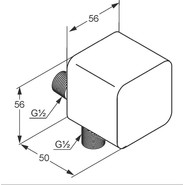 Шланговое подсоединение Kludi A-QA 6554305-00 - фото 2