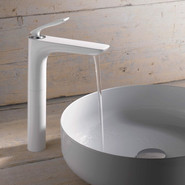 Смеситель для раковины высокий Kludi Balance 272 мм 522989175, белый - фото 2