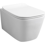 Унитаз подвесной безободковый ArtCeram A16 Mini ASV005 01 00 bi, Цвет производителя: белый - фото 