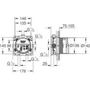 Скрытая часть Grohe Rapido SmartBox 35600000 - фото 2