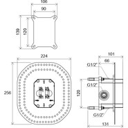 Скрытая часть Ravak R-box RB 070.50 X070052 - фото 2