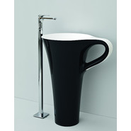 Раковина отдельностоящая ArtCeram Cup 70 см OSL004 01 50 bi/nero - фото 2