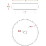 Раковина-чаша ArtCeram Cognac 50 см COL002 01 00 bi - фото 4