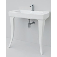 Раковина на ножках ArtCeram Jazz 90 см JZL001 01 00*1+JZC002 01 00 - фото 2