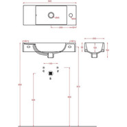 Раковина подвесная ArtCeram Lavamani Union 55 см LML002 01 00 bi - фото 3