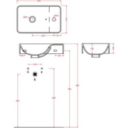 Раковина подвесная ArtCeram Lavamani Union 45 см LML003 01 00 bi - фото 4