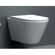 Унитаз подвесной Azzurra Forma FMVKSPE00000BI с тонкой крышкой микролифт - фото 2