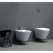 Унитаз подвесной Azzurra Forma FMVKSPE00000BI с тонкой крышкой микролифт - фото 3