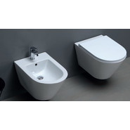 Унитаз подвесной Azzurra Forma FMVKSPE00000BI с тонкой крышкой микролифт - фото 4