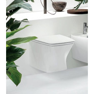 Унитаз подвесной безободковый Azzurra Hera HEVKSPE00000BI с тонкой крышкой микролифт - фото 