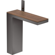 Смеситель для раковины высокий Axor MyEdition 47022330, чёрный/орех, Цвет производителя: чёрный, орех - фото 