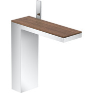 Смеситель для раковины высокий Axor MyEdition 47022000, хром/орех, Цвет производителя: хром, орех - фото 