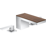 Смеситель для раковины Axor MyEdition 47052000, хром/орех, Цвет производителя: хром, орех - фото 