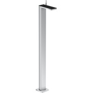 Смеситель для раковины напольный Axor MyEdition 47042000, хром/чёрное стекло, Цвет производителя: хром, чёрное стекло - фото 