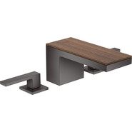 Смеситель для раковины Axor MyEdition 47052330, чёрный/орех, Цвет производителя: чёрный, орех - фото 