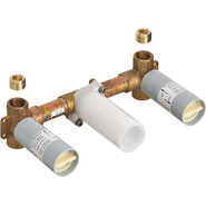 Скрытая часть для двухвентильного смесителя для раковины на 3 отверстия Axor Massaud 18113180 - фото 