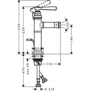 Смеситель для биде Axor Montreux 16526000 - фото 2