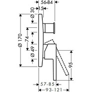 Смеситель для ванны Axor Starck 10414000 - фото 2