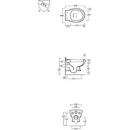 Унитаз подвесной безободковый Simas Arcade AR841bi rimless - фото 6