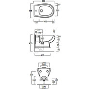 Биде подвесное Simas Arcade AR843bi*1 - фото 5