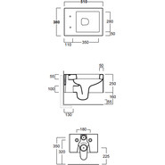 Унитаз подвесной Simas Frozen FZ18nero, Цвет производителя: чёрный - фото 4