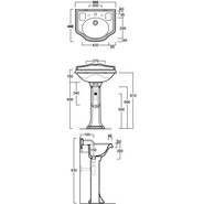 Раковина подвесная Simas Arcade 60 см AR814bi*1 - фото 2