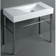 Раковина с консолью Simas Frozen 100 см FZ12bi*0 - фото 