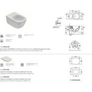 Унитаз подвесной безободковый Globo Genesis GNS02.BI - фото 2