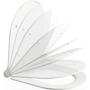 Сиденье с крышкой для унитаза Ravak Uni Chrome Slim дюропласт X01550 - фото 2