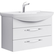 Тумба подвесная с раковиной Aqwella Аллегро 75 см Agr.01.07/2 - фото 