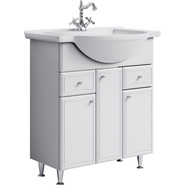 Тумба напольная с раковиной Aqwella Барселона 85 см BА0108К, б/к - фото 