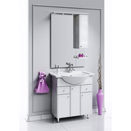 Тумба напольная с раковиной Aqwella Барселона 85 см BА0108К, б/к - фото 2