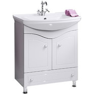 Тумба напольная с раковиной Aqwella Франческа 75 см FR0107 - фото 