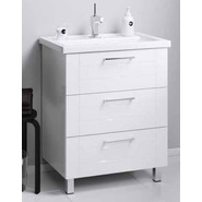 Тумба напольная с раковиной Aqwella Манчестер 80 см MAN01083 - фото 