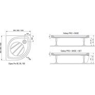 Поддон Ravak Galaxy Elipso Pro 80x80 см XA234401010 - фото 4