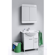 Тумба напольная с раковиной Aqwella Корсика 75 см KOR0107 (Раковина Стиль 75) - фото 2