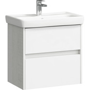 Тумба подвесная с раковиной Aqwella Сити 60 см CI0106DK, дуб канадский, Цвет фасада: дуб канадский - фото 