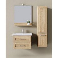 Зеркало Aqwella Фостер 70 см FOS0207DS, дуб сонома - фото 4