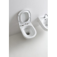 Унитаз подвесной безободковый Kerasan Aquatech 371401 - фото 2