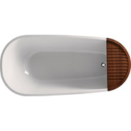 Ванна отдельностоящая Kerasan Aquatech 170х70 см 375001 - фото 