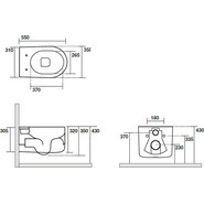 Унитаз подвесной безободковый Kerasan Nolita 531401 - фото 6