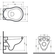 Унитаз подвесной Kerasan Retro 101501 - фото 4