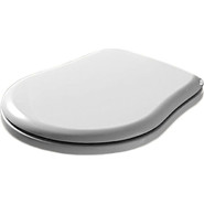 Сиденье с крышкой для унитаза Kerasan Retro микролифт 108801 bi/cr - фото 