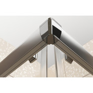 Душевая дверь Ravak Blix BLDP2 100 см 0PVA0100Z1 белый/прозрачное - фото 4