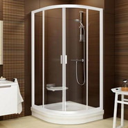 Душевое ограждение Ravak Blix BLCP4 80x80 см 3B240100Z1 белый/прозрачное - фото 