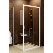 Душевое ограждение Ravak Blix BLDP2+BLPS 100х80 см, белый/прозрачное - фото 