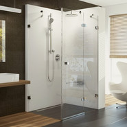 Душевое ограждение Ravak Brilliant BSDPS 80x80 см 0UP44A00Z1 R хром/прозрачное - фото 