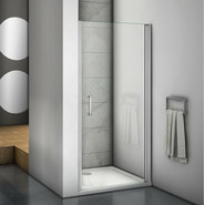 Душевая дверь Bas Mokka DR-90-C-WE 90 см алюминий/прозрачное - фото 