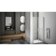 Душевая дверь Bas Mokka SD-100-C-WE 100 см алюминий/прозрачное - фото 2