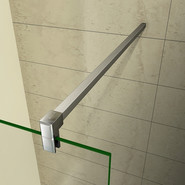 Душевая перегородка Bas Walk In SP-120-C-CH 120 см хром/прозрачное - фото 3